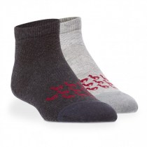 Alpaka Sneaker Socken grau - silbergrau